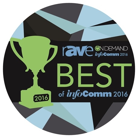RAVe Best Of InfoComm Winner Badge