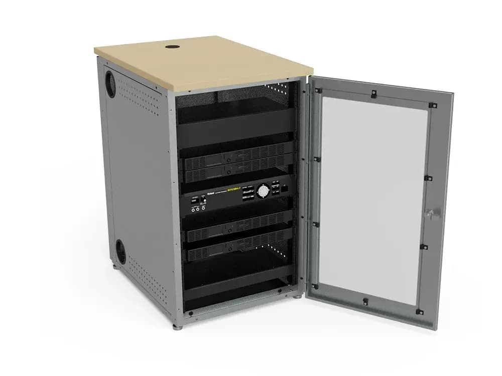 Equipment Rack for Elite Console | Spectrum Furniture in Chippewa