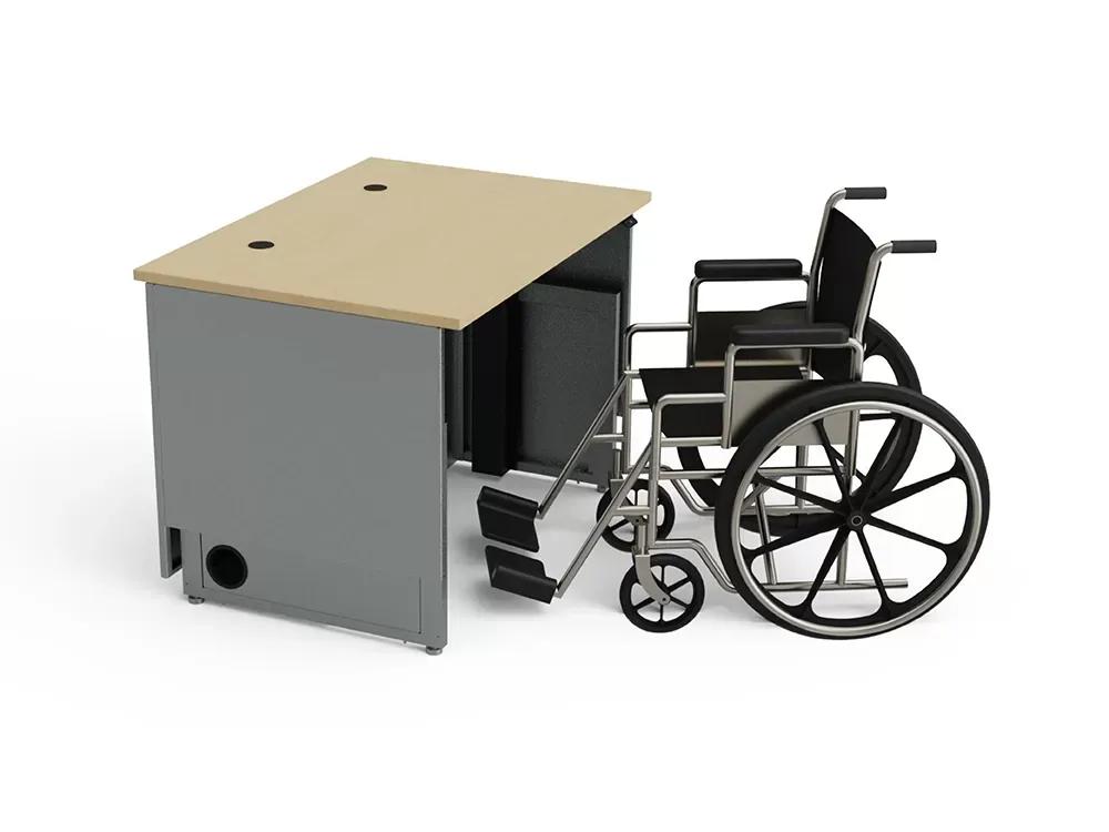 Elite Console eLift Workstation | Spectrum Furniture in Chippewa