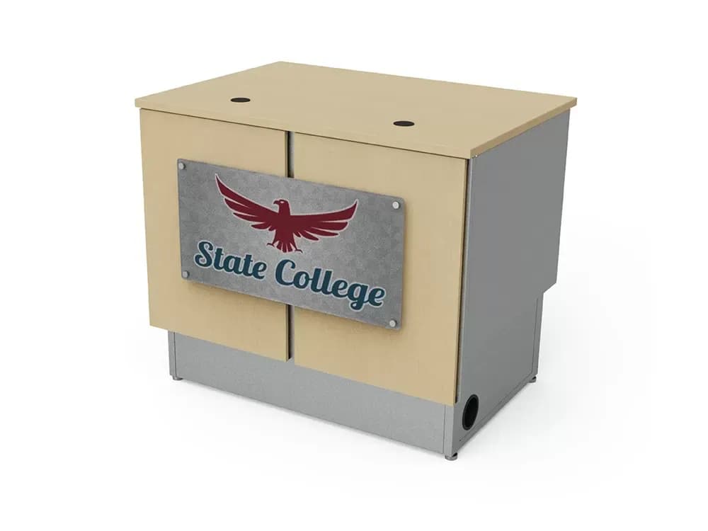 Elite Console eLift Workstation | Spectrum Furniture in Chippewa