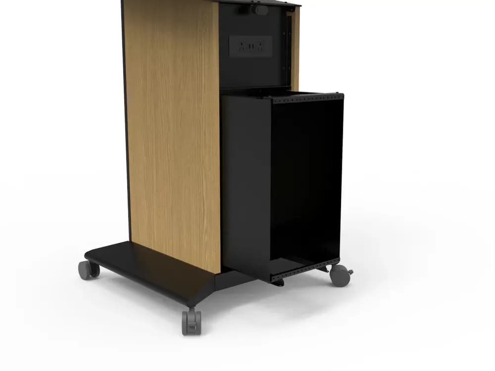 6RU Vertical Rack Cube for Slim Adjustable | Spectrum Furniture in