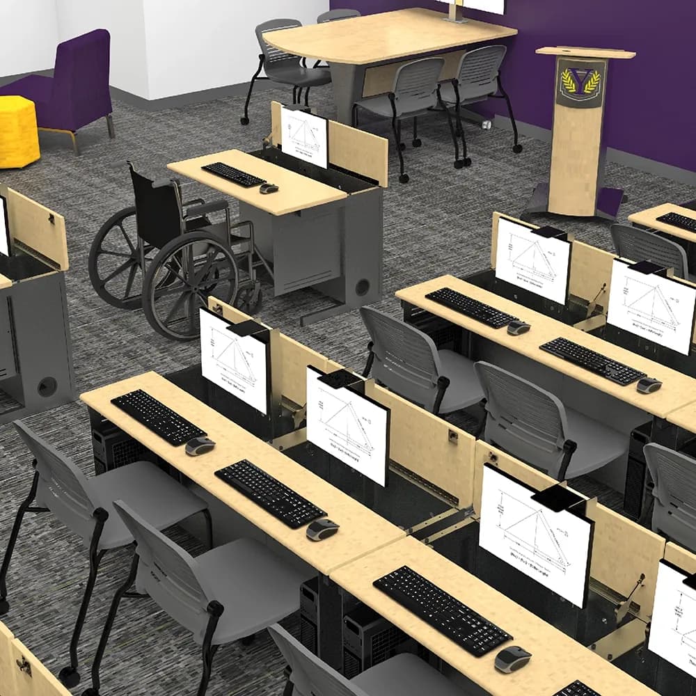 Flex InSight Desk | Spectrum Furniture in Chippewa Falls, WI