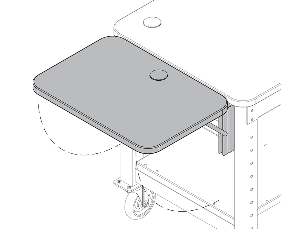 Flip-Up Shelf-3D2GO