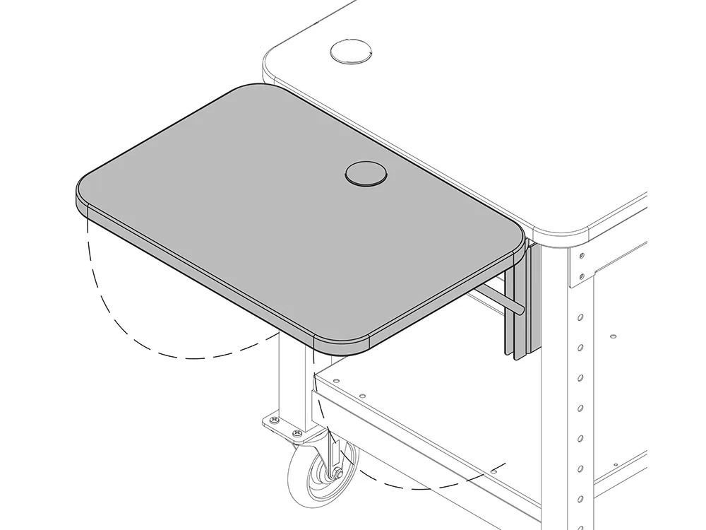 Flip-Up Shelf-3D2GO