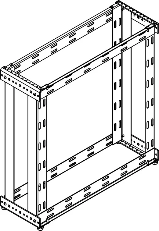 3RU Vertical Rack Cube
