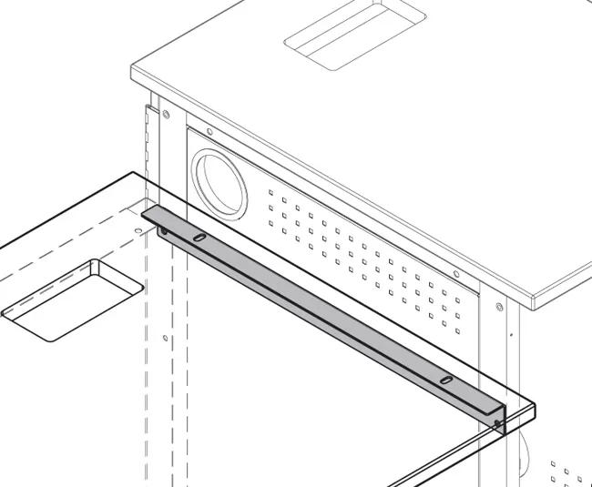 Stepped-Height Bracket for IMC