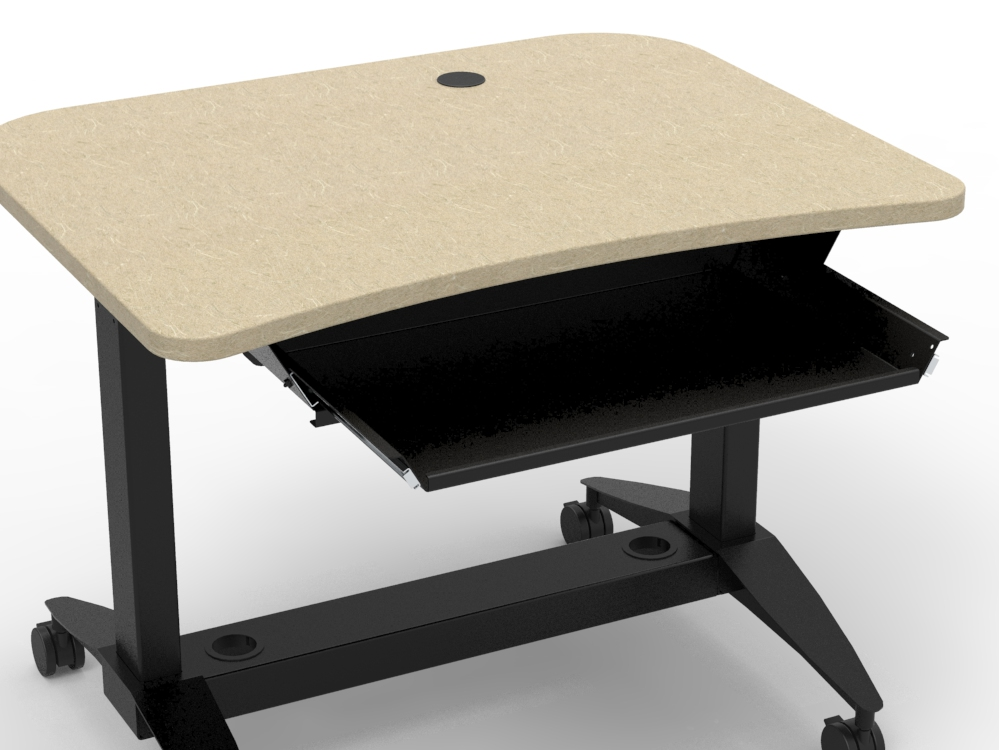 Pivot Pull-out Keyboard Tray