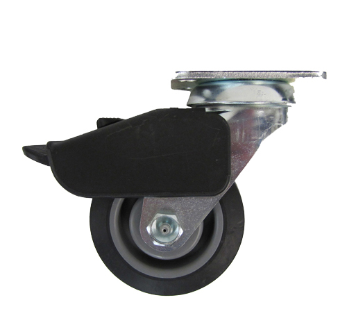4" Heavy-Duty Total Locking Casters (HD) (plate) set of 4