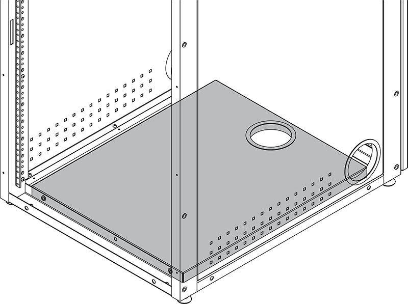 Bottom Shelf for IMC Equipment Rack
