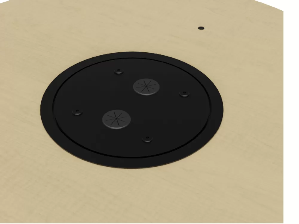 Grommet Interface Panel for Hyflex Lectern