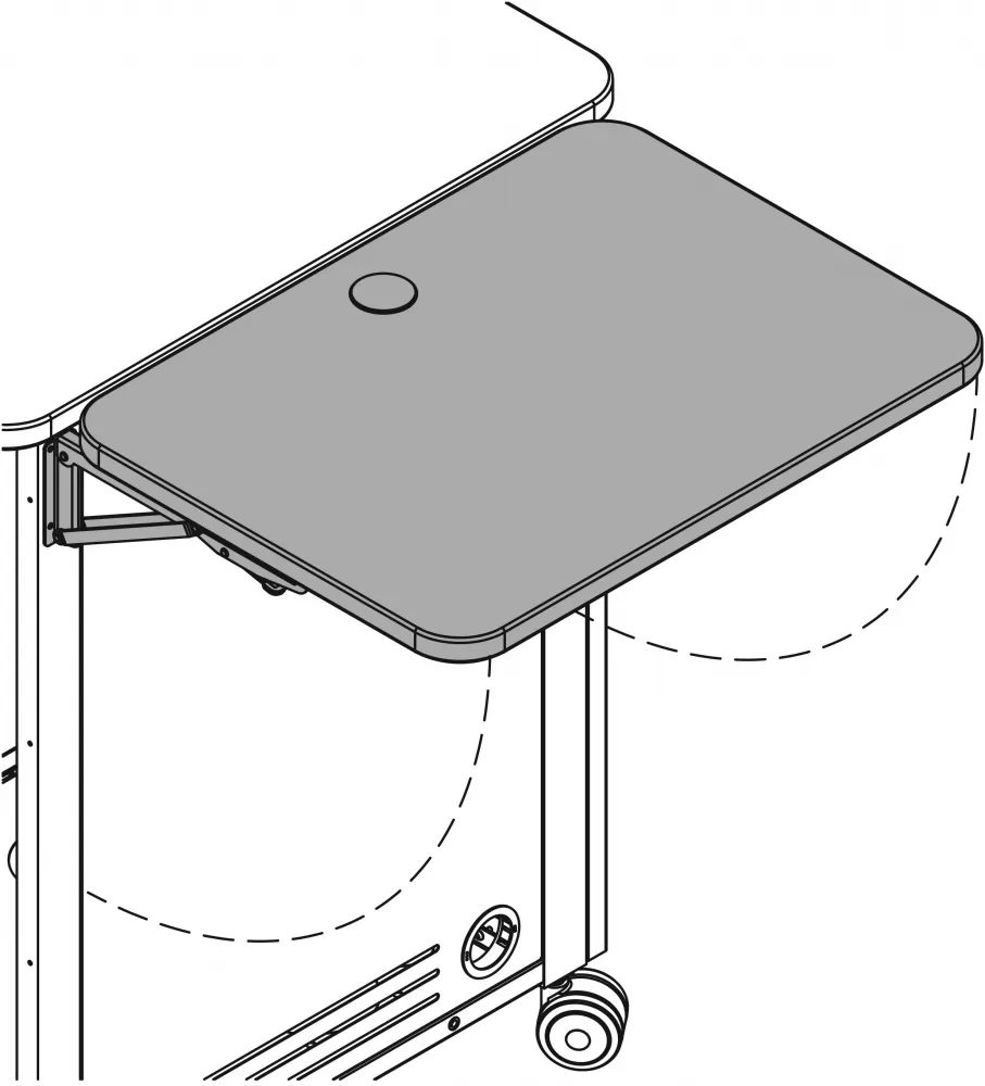 Flip-Up Shelf for Freedom One eLift Lectern™