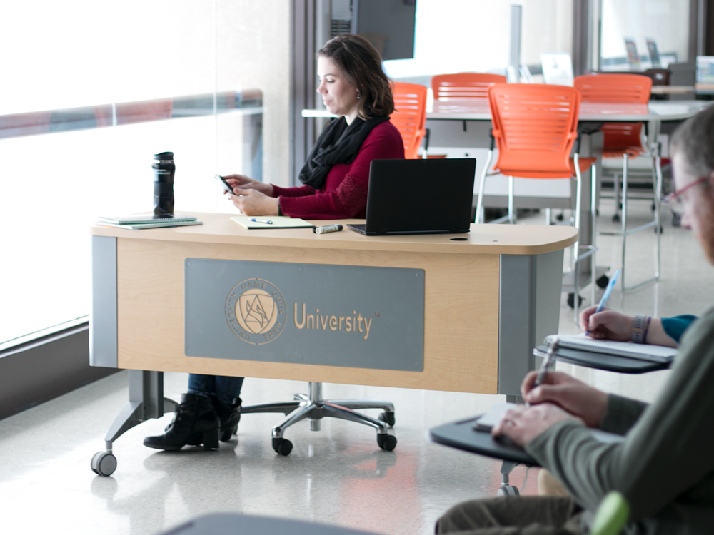Pivot Premier Adjustable Height Lecterns Spectrum Industries