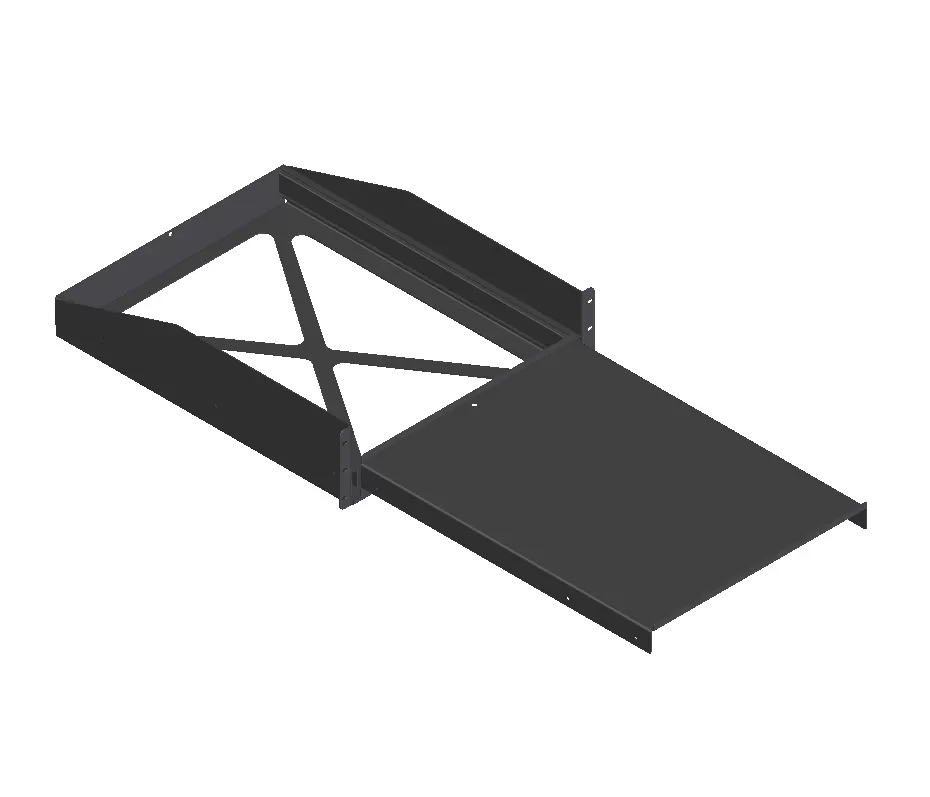 Rack-mount pull-out shelf 3RU (21.75