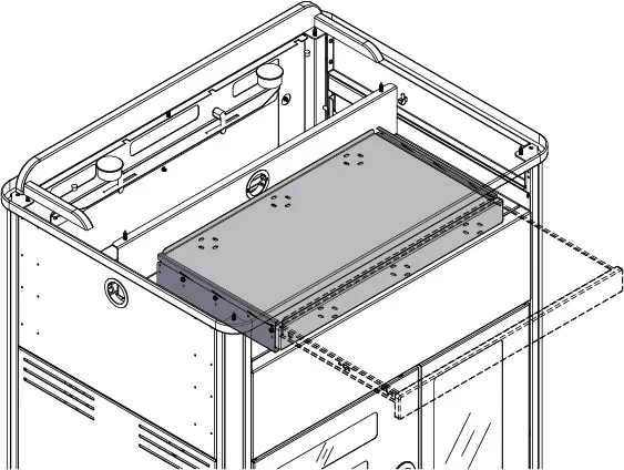 Keyboard Tray for Media Manager Elite Lectern