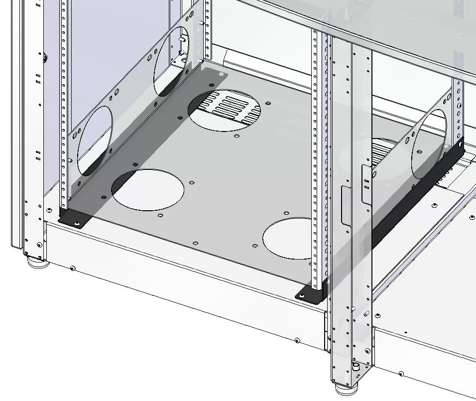 Bracket Kit for AV Credenza Rack Cube (55197)