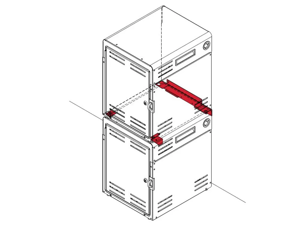 Stacking Kit for Connect10 Locker