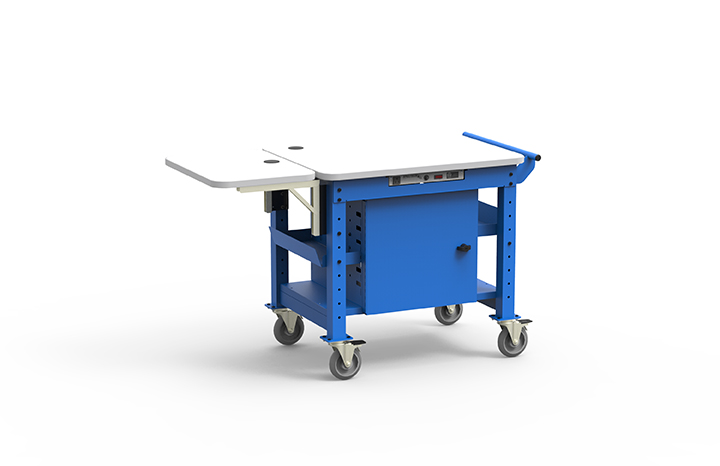 Spectrum classroom cart in blue