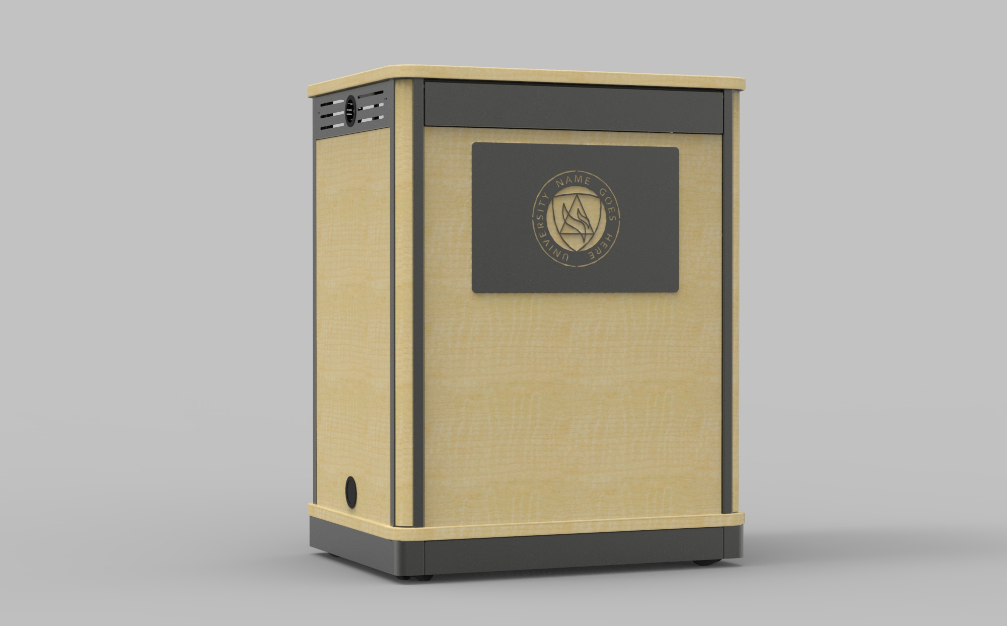 Compact Lectern - Media Manager Series - 14