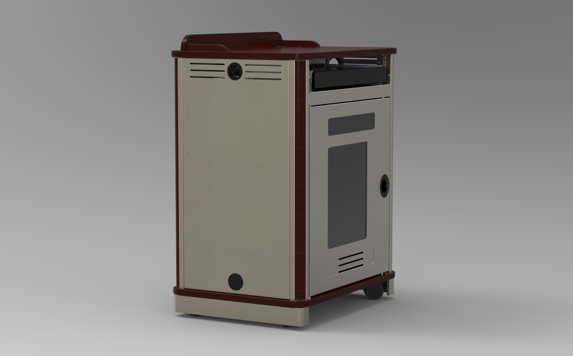 Compact Lectern - Media Manager Series - 9
