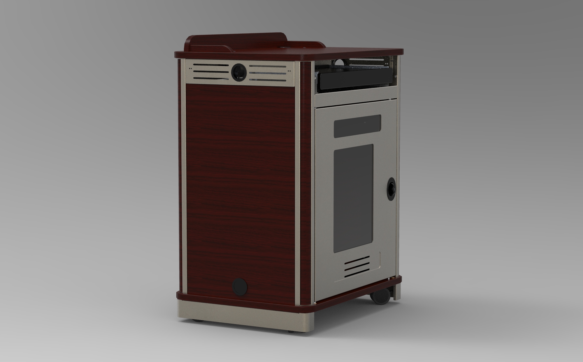 Compact Lectern - Media Manager Series - 10