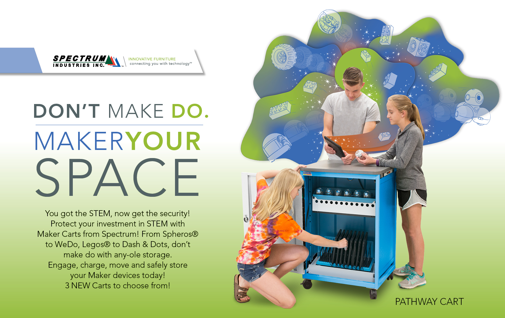New Makerspace Carts from Spectrum!