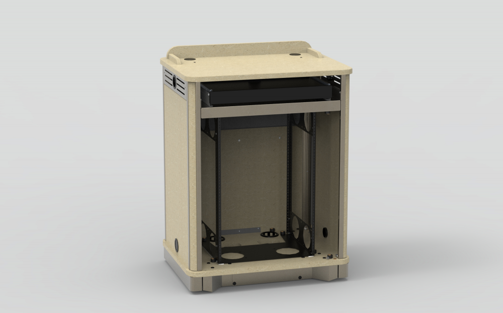Compact Lectern - Media Manager Series - 4